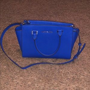 Authentic Micheal Kors Cobalt Blue Satchel